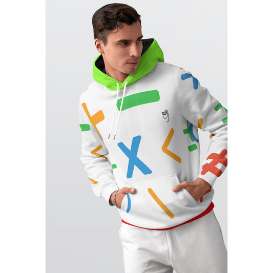 All-Over Print Men's Thicken Pullover Hoodie